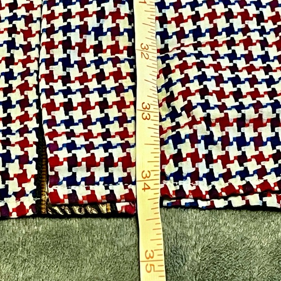 Visconti Uomo Designer Square Button Up Shirt Mens 2XL Long Sleeve Cotton - Picture 7 of 8